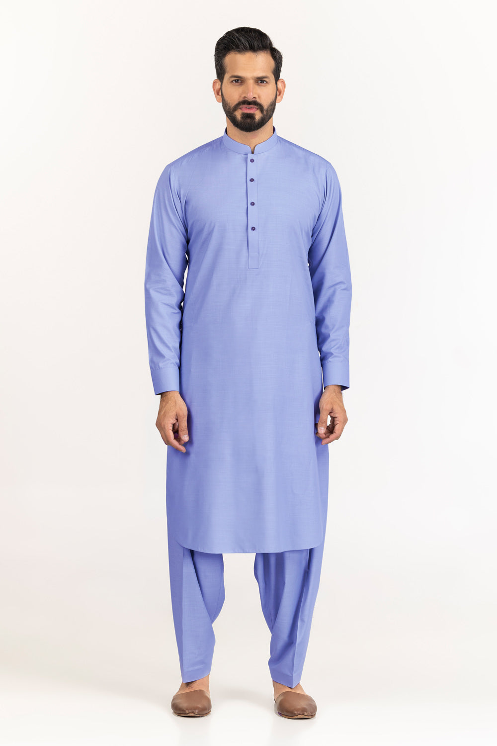 Gul Panther Unstitched Fabric Blended-Lf
