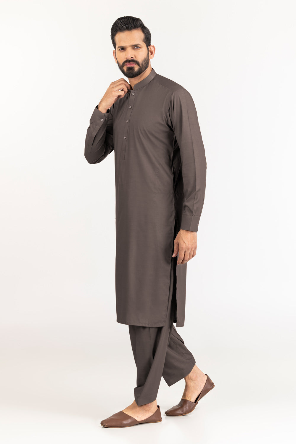 Gul Panther Unstitched Fabric Blended-Lf