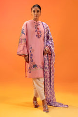 Unstitched Lawn 2 Piece Suit