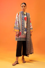 Unstitched Lawn 2 Piece Suit
