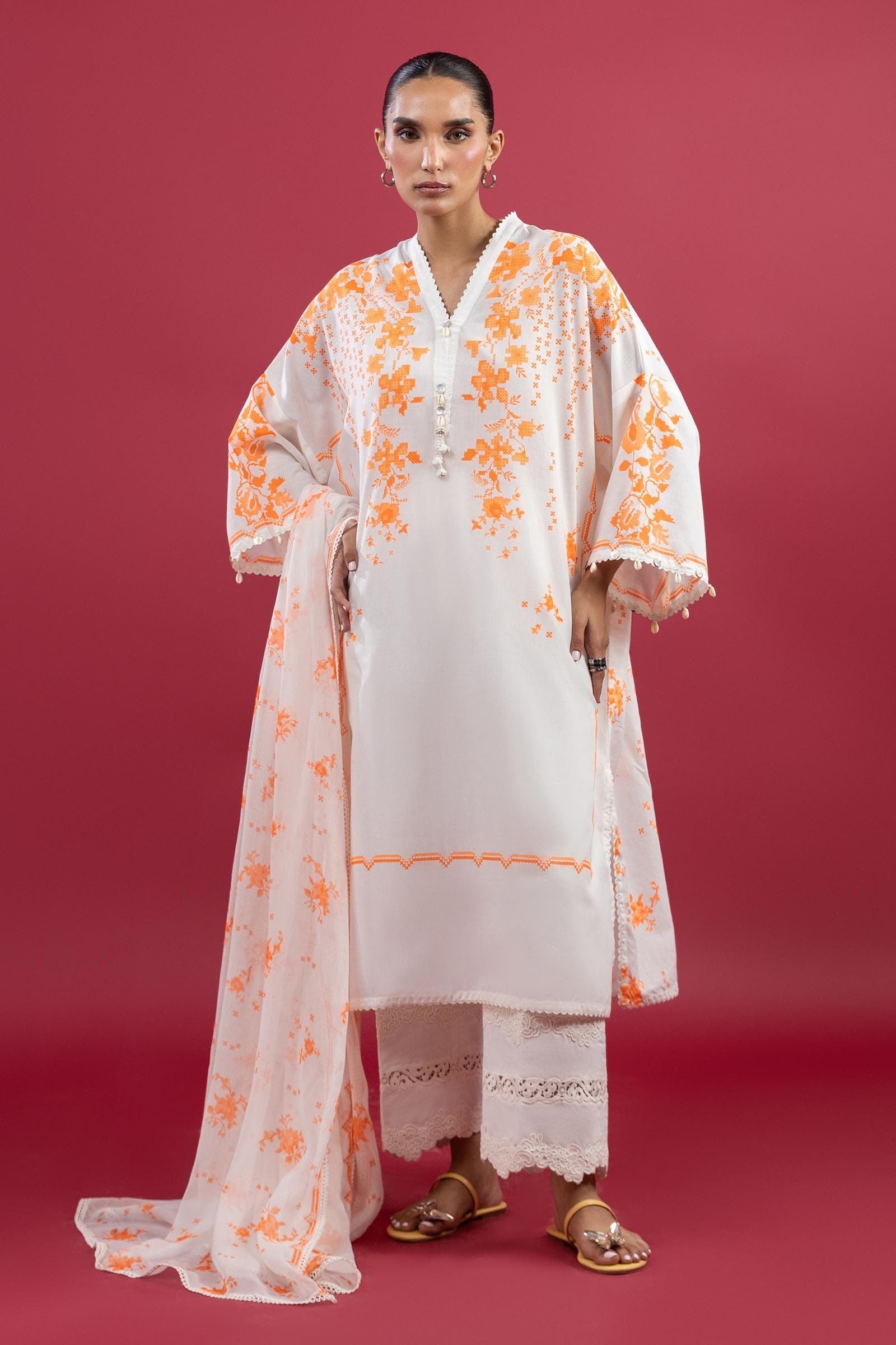 Stitched Printed Lawn Suit