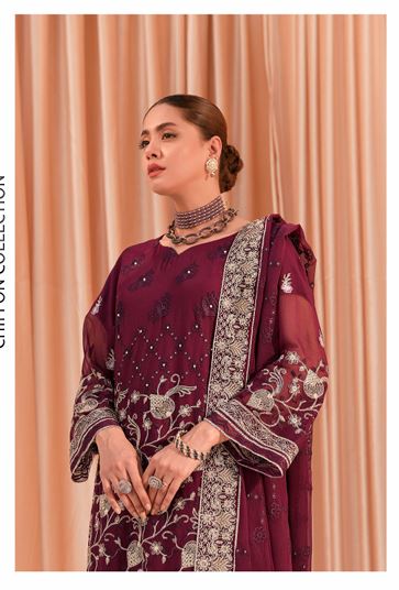 Design 6 - Mulberry (Unstitched)