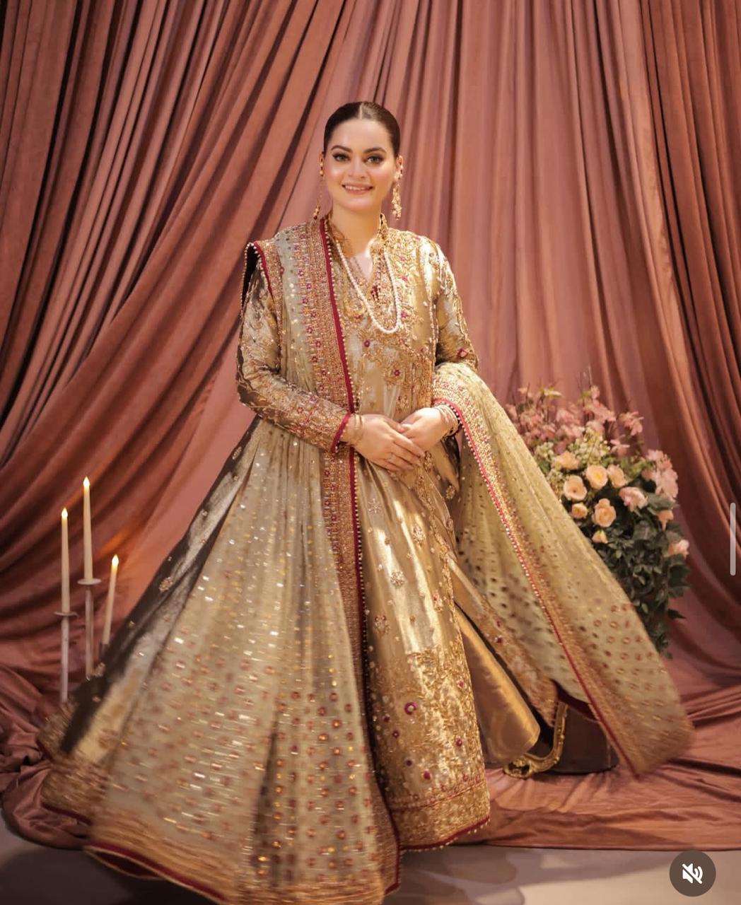 Haris Shakeel – Golden Angharaka HS-GA-749 Style