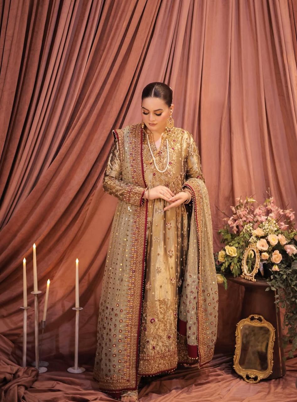 Haris Shakeel – Golden Angharaka HS-GA-749 Style