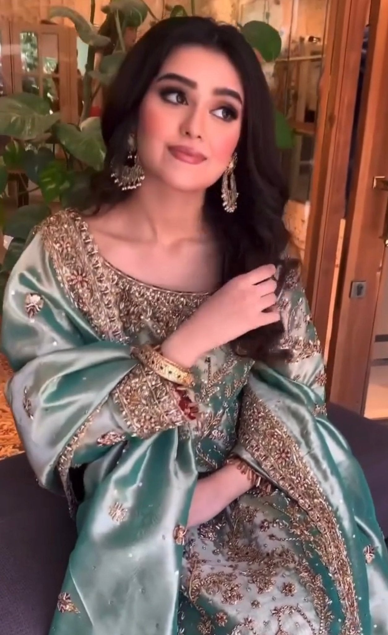 Haris Shakeel – Lama Series Aqua Teal Style