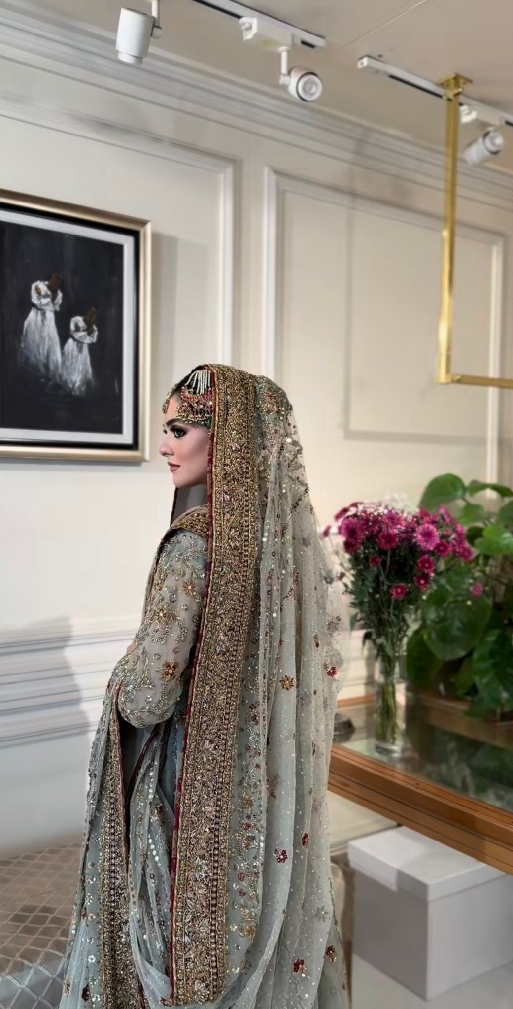 Haris Shakeel – Maharani Light Cinderella Blue Style