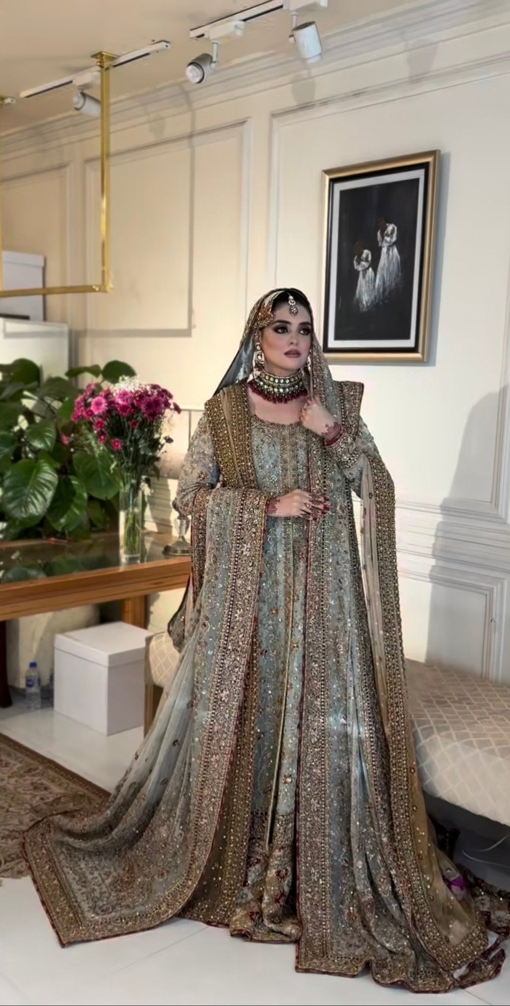 Haris Shakeel – Maharani Light Cinderella Blue Style