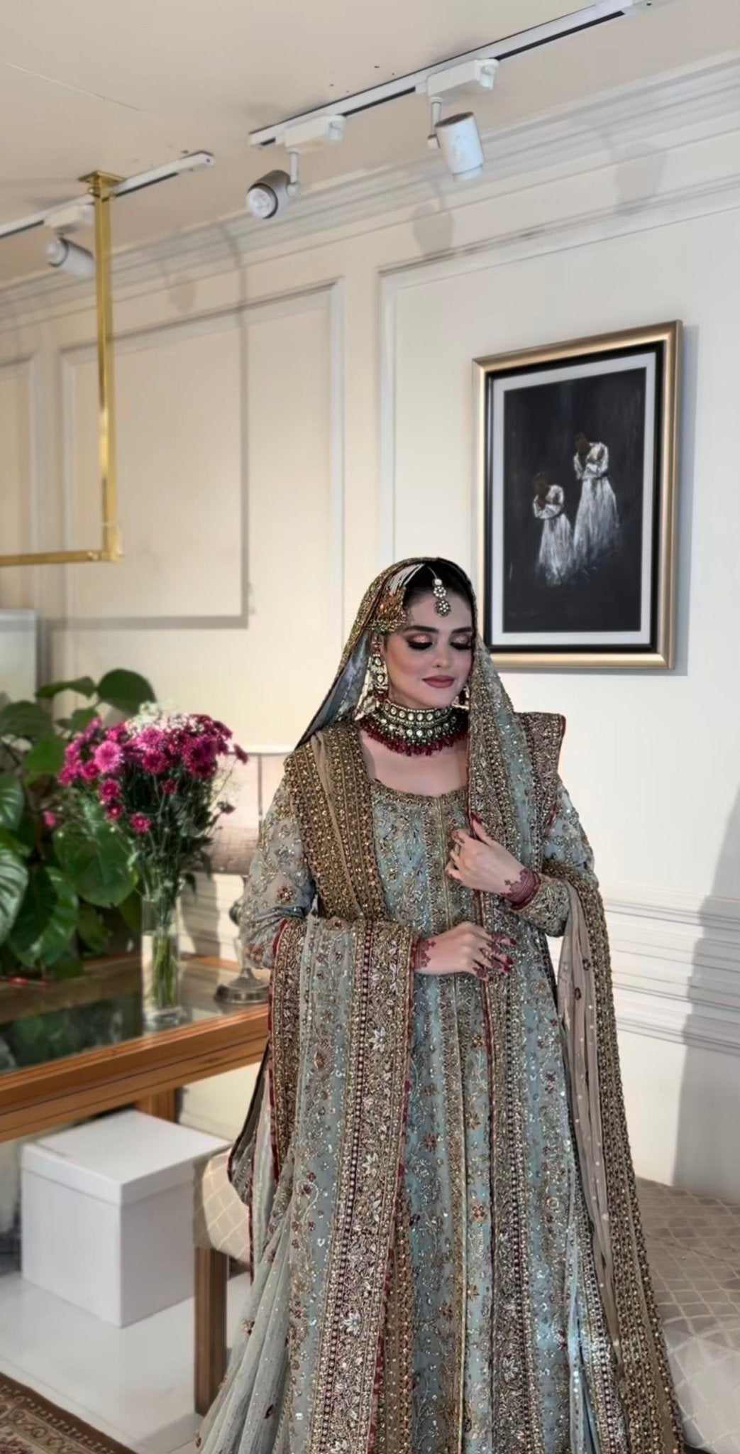 Haris Shakeel – Maharani Light Cinderella Blue Style