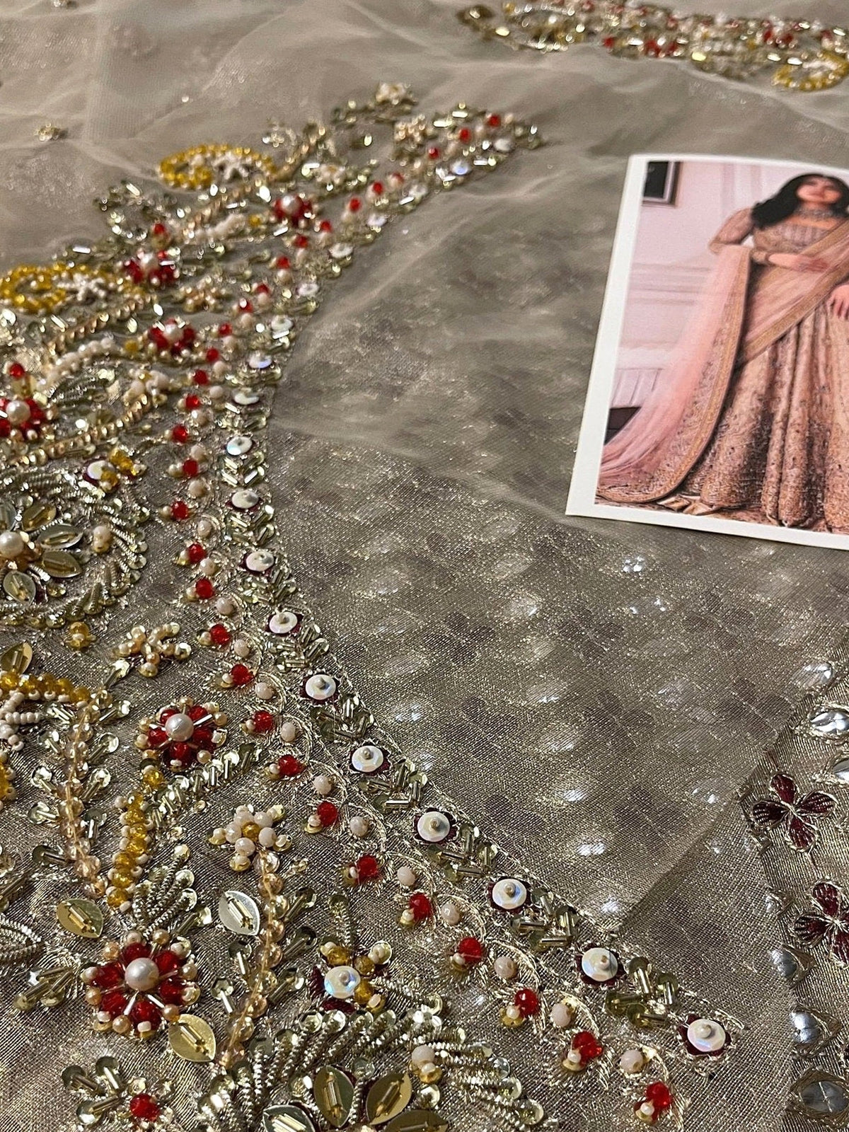 Sahar Blue Style, 2 Dupattas | Made by MAIRAZ