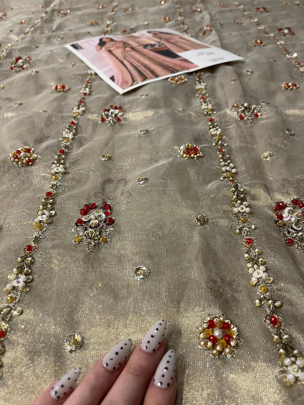 Haris Shakeel – Sahar Blue Style, 2 Dupattas