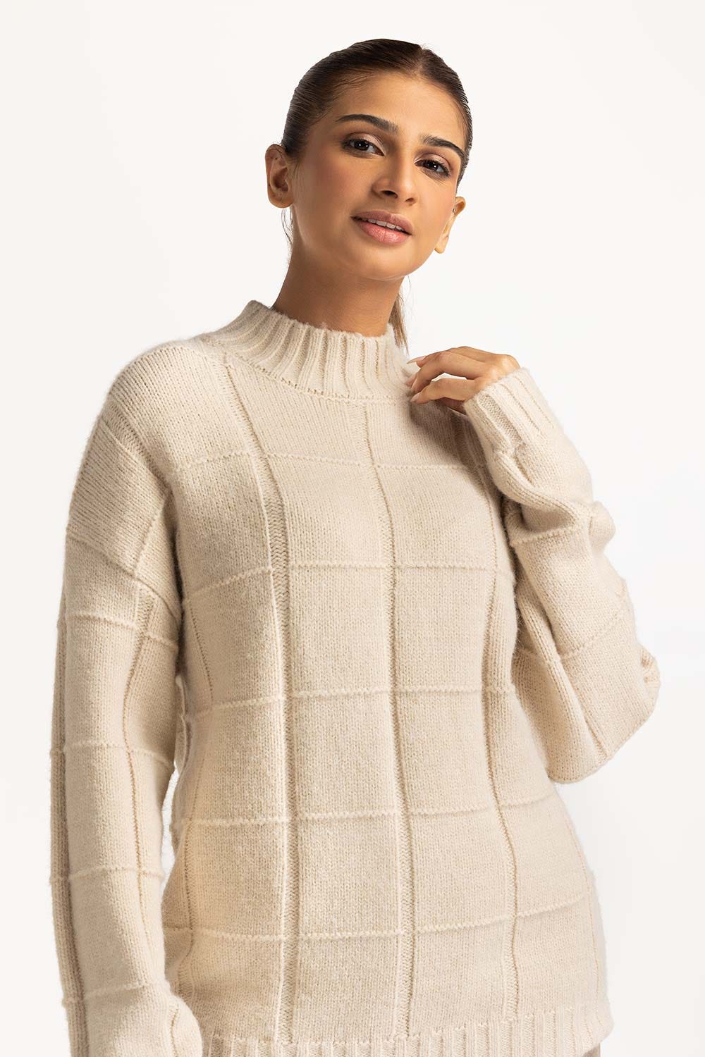 High Neck Sweater