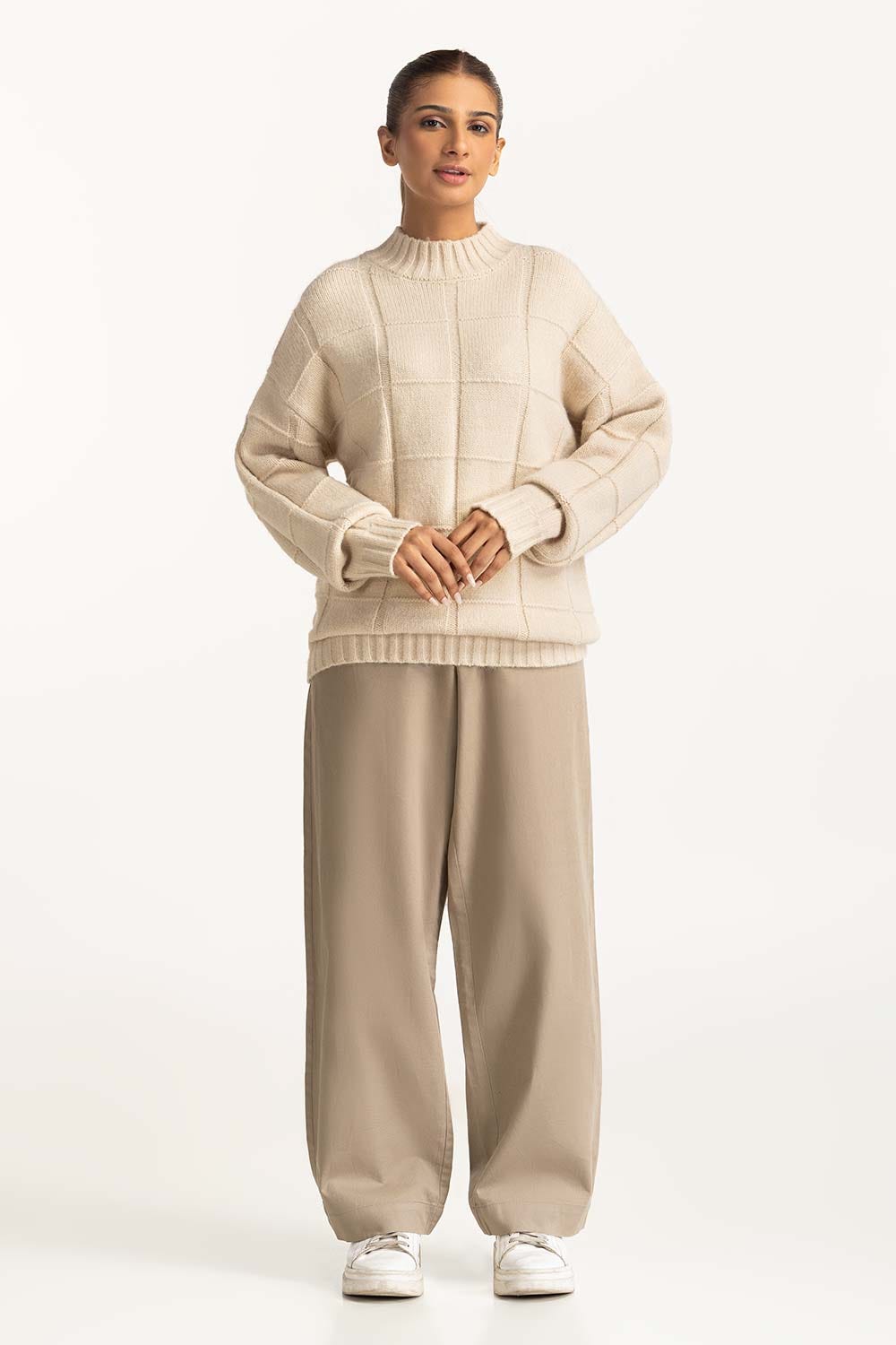 High Neck Sweater