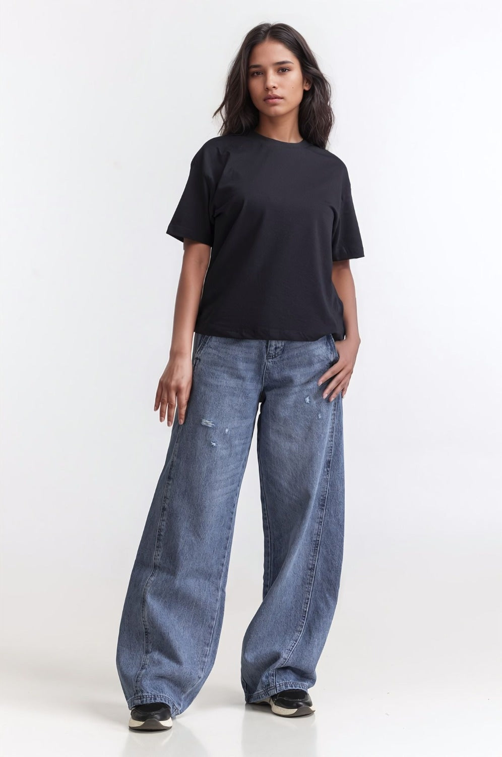 High Rise Wide Leg