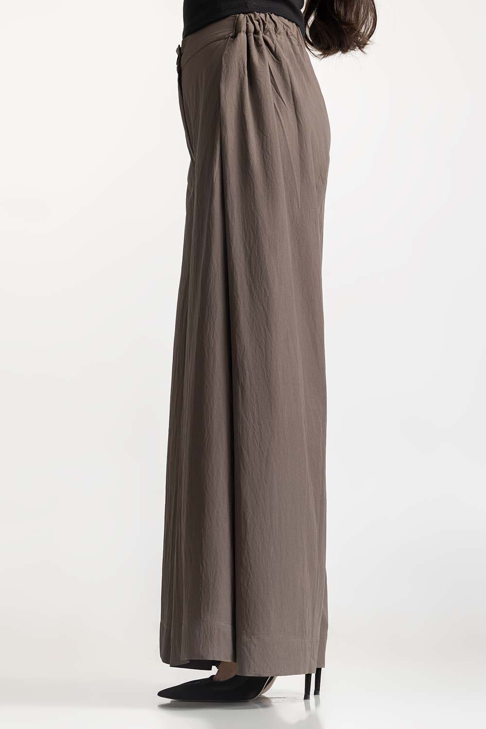 High Waisted Wide Leg Trousers