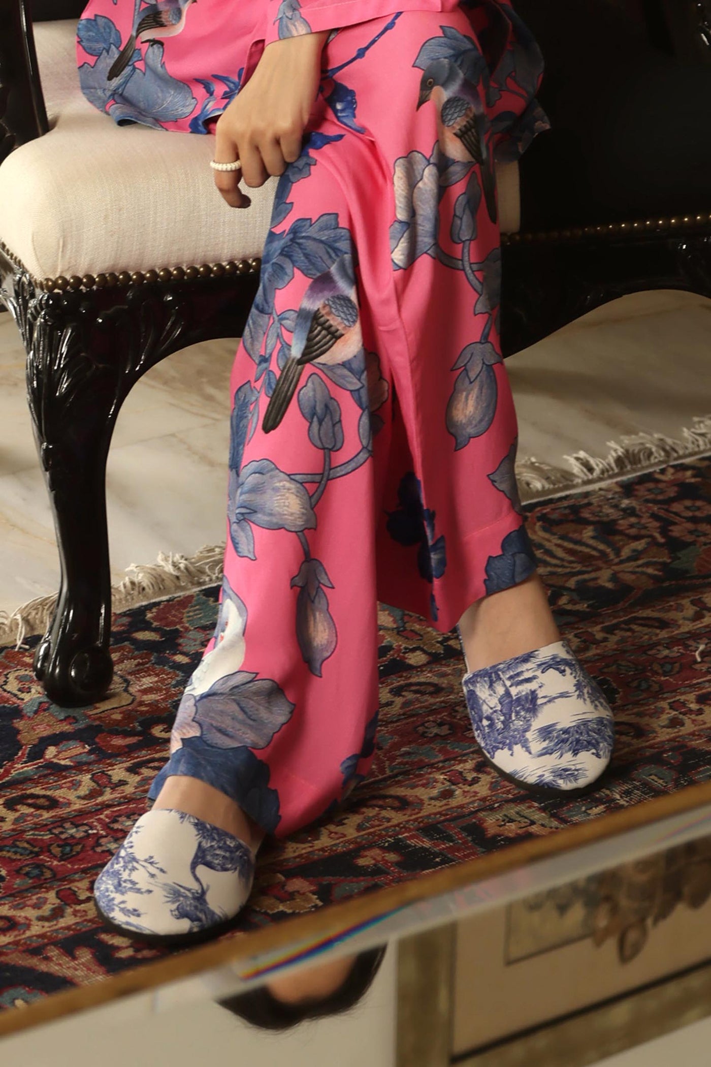 EMBROIDERED CHIFFON PR-558