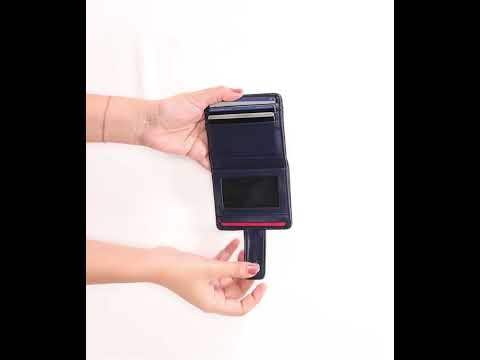 Navy Blue Card Holder