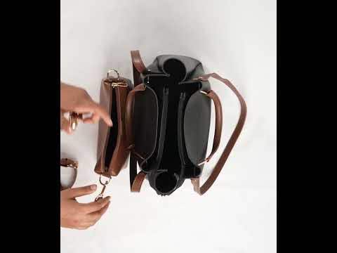 Black Bucket Bag