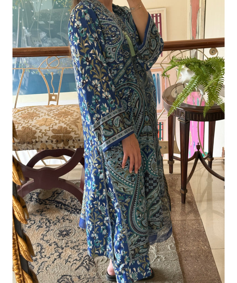 Kalamkar Shawl Print (Unstitched)