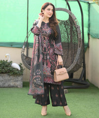 Kantha Embroidery Print Shirt (Unstitched)