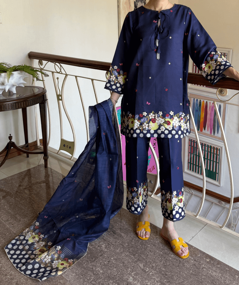 Polka Dot Lemon (Unstitched)