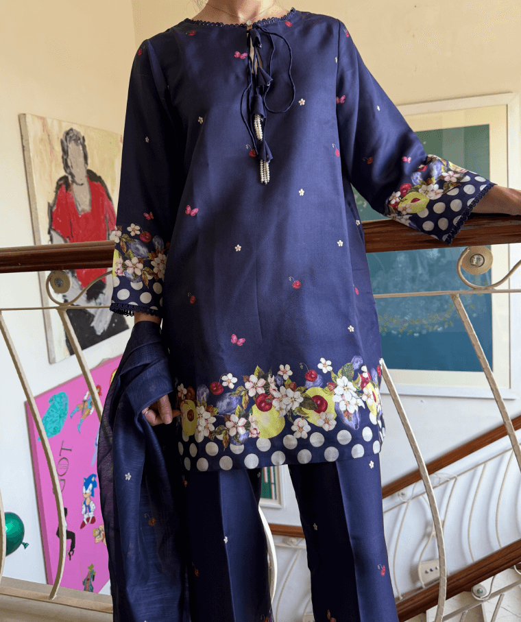 Polka Dot Lemon (Unstitched)