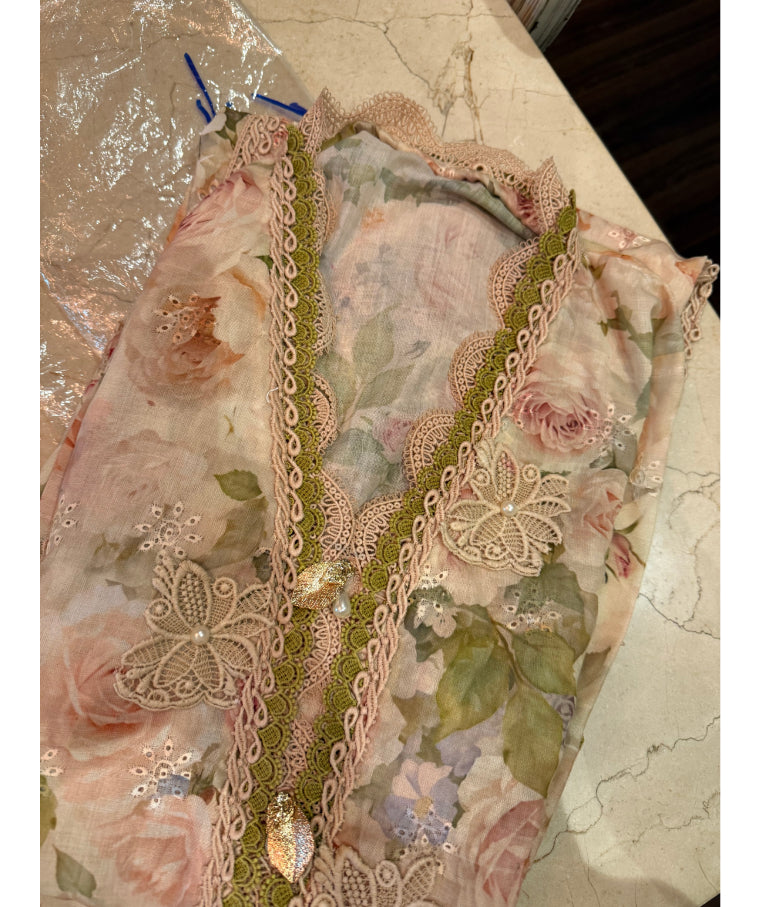 Vintage Rose (Long) (Unstitched)