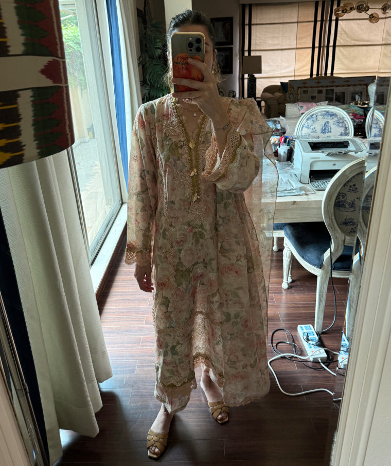Vintage Rose (Long) (Unstitched)