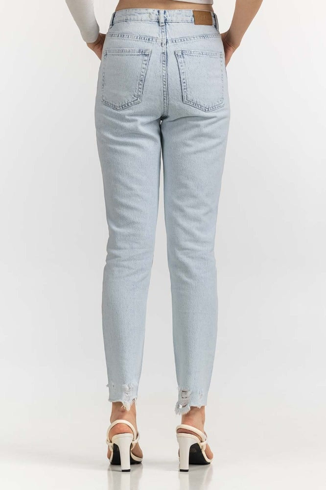 Ice Blue Basic Jeans