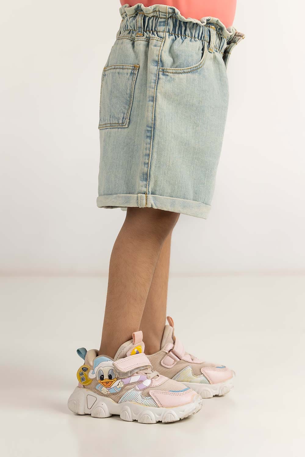 Ice Blue Toddler Girl Denim Short