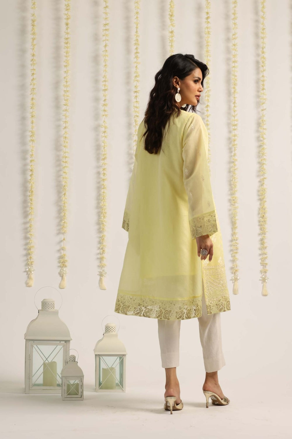 Luxury Pret Cotton Embroidered Shirt