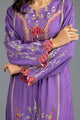 Luxury Pret Dyed Raw Silk Embroidered Shirt Dupatta