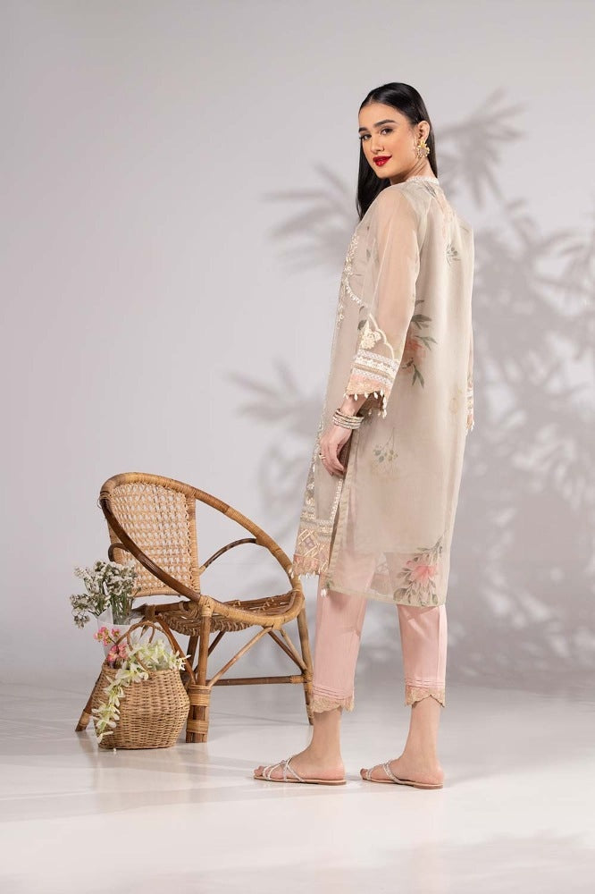 Organza Embroidered Shirt And Trouser