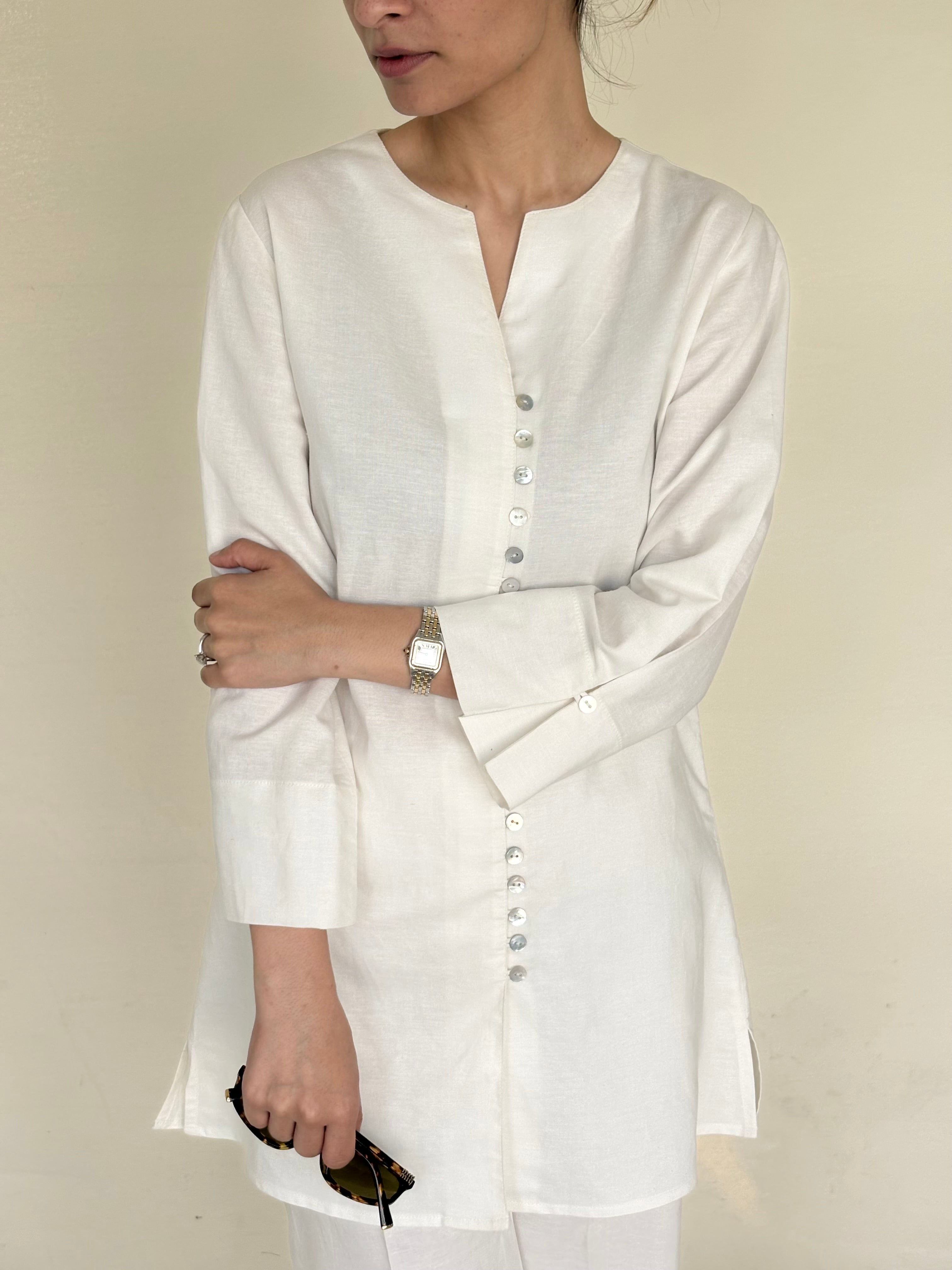 White Parker Set