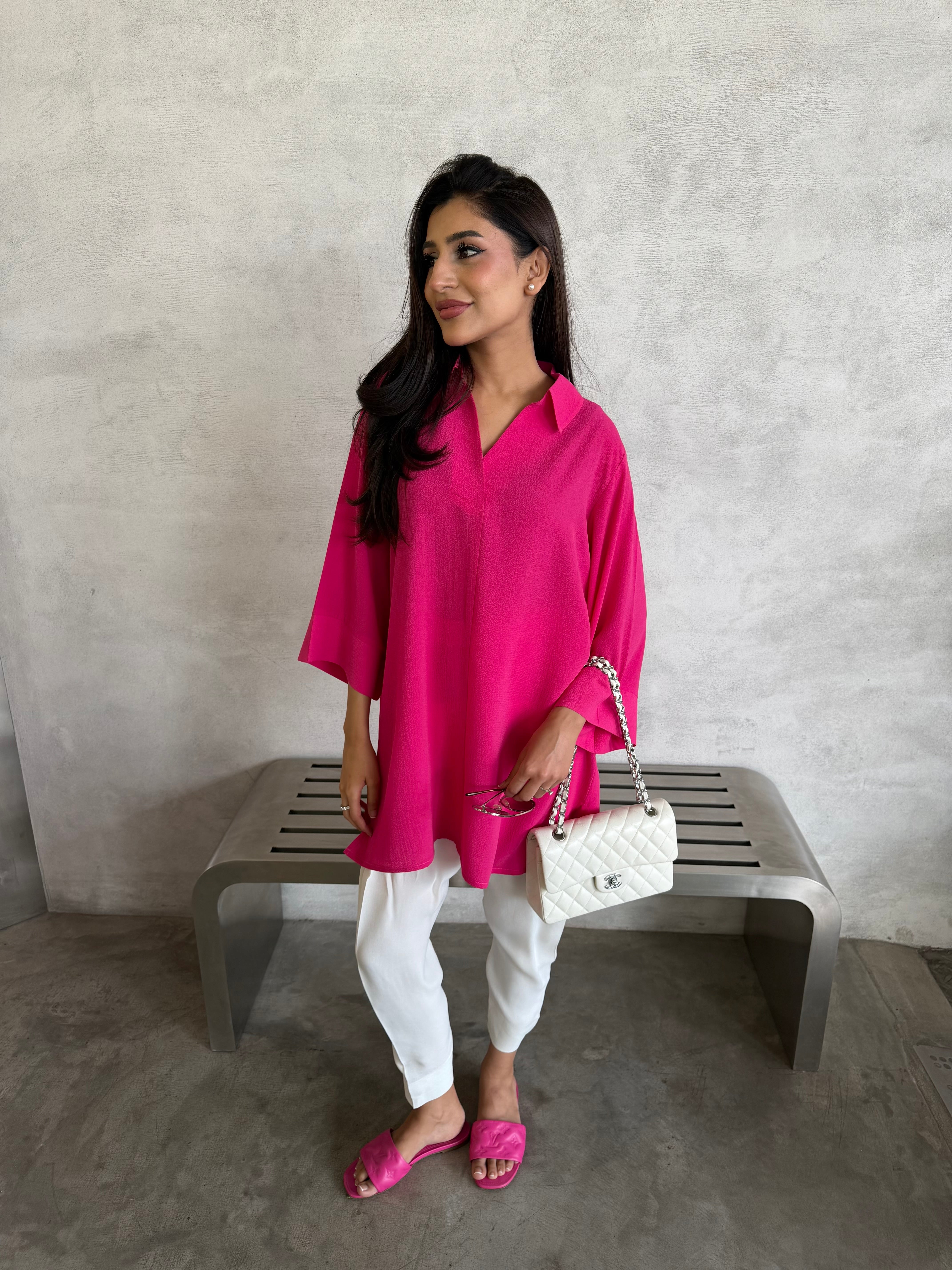 Hot Pink Toby Tunic