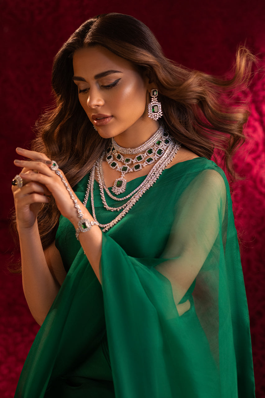 Green Saree