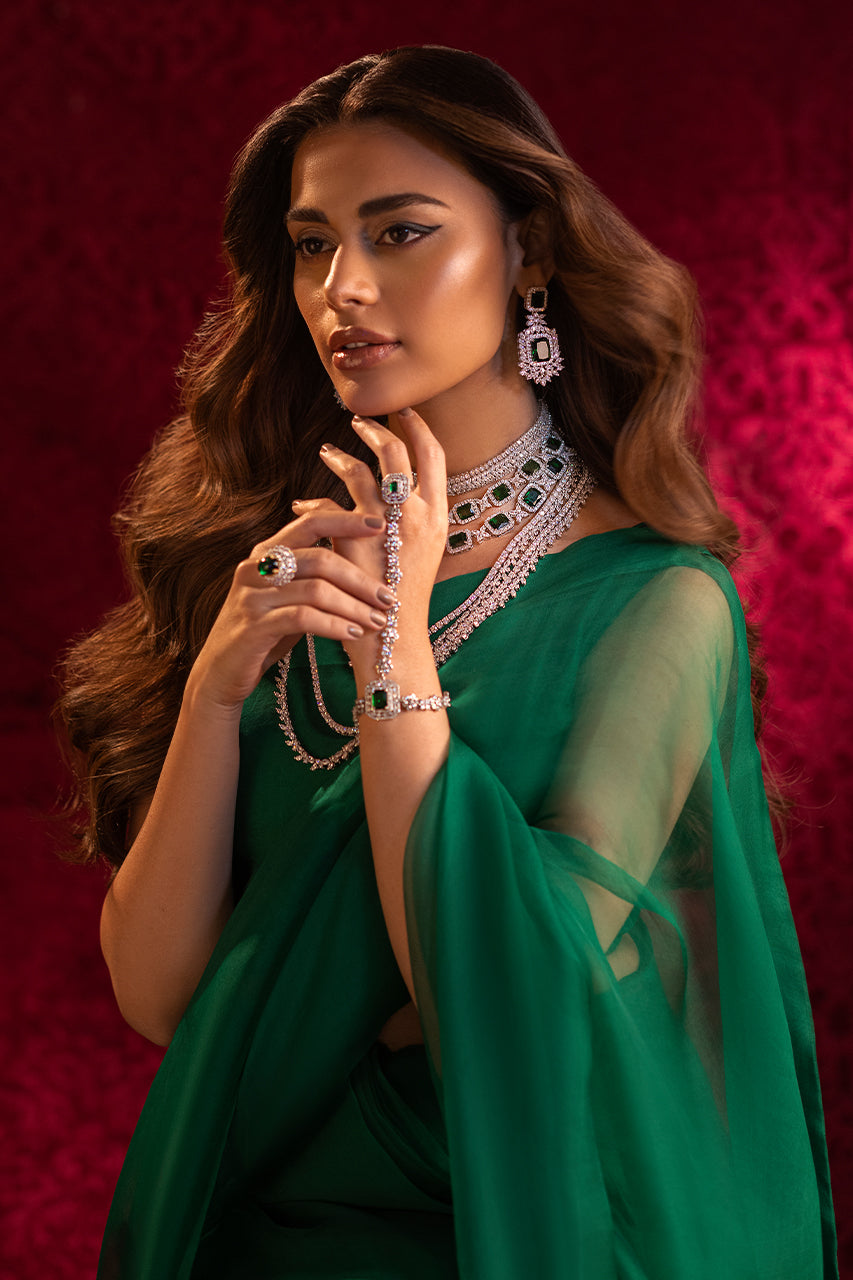 Green Saree