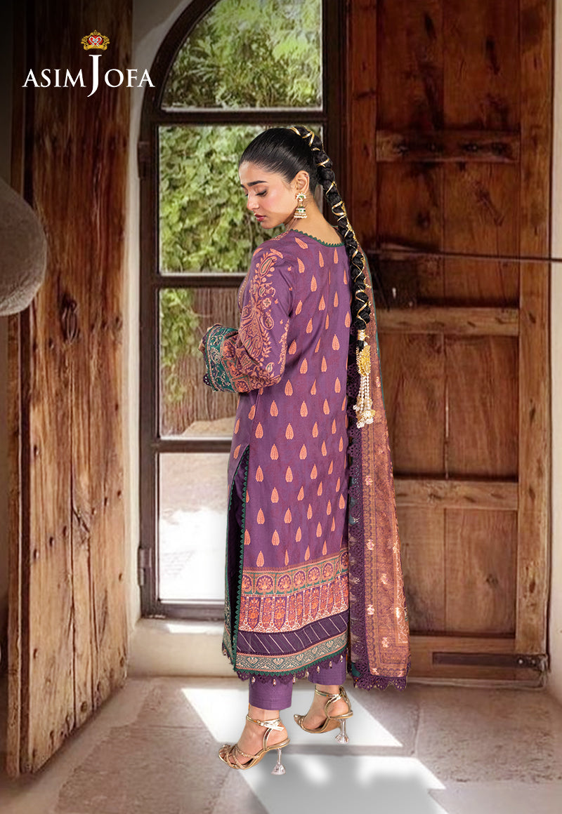 AJRAD-02-XS EMBROIDERED JACQUARD 3 PCS
