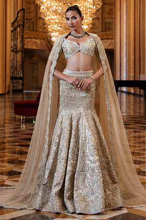 Golden Moon - Lehnga, Choli & Dupatta