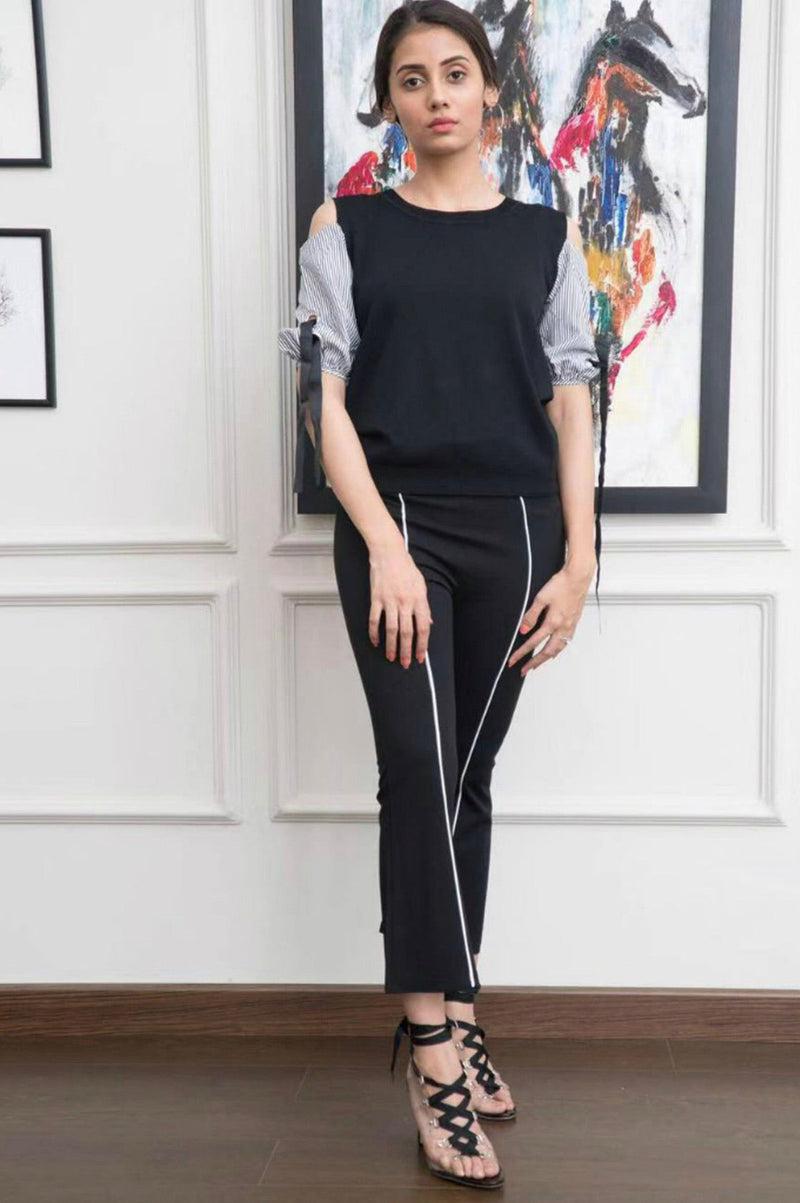 Pants With Stripe Detail