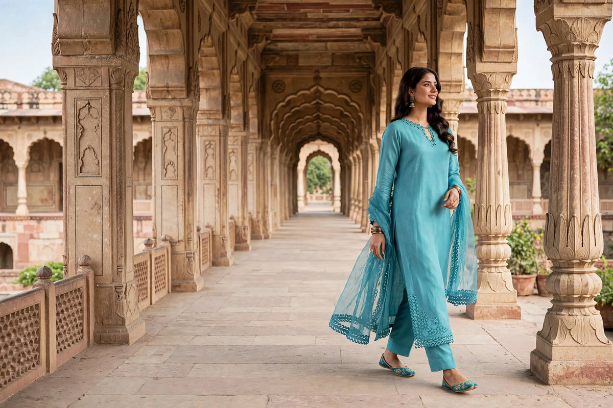 Aqua Elegance-3 pcs women suit