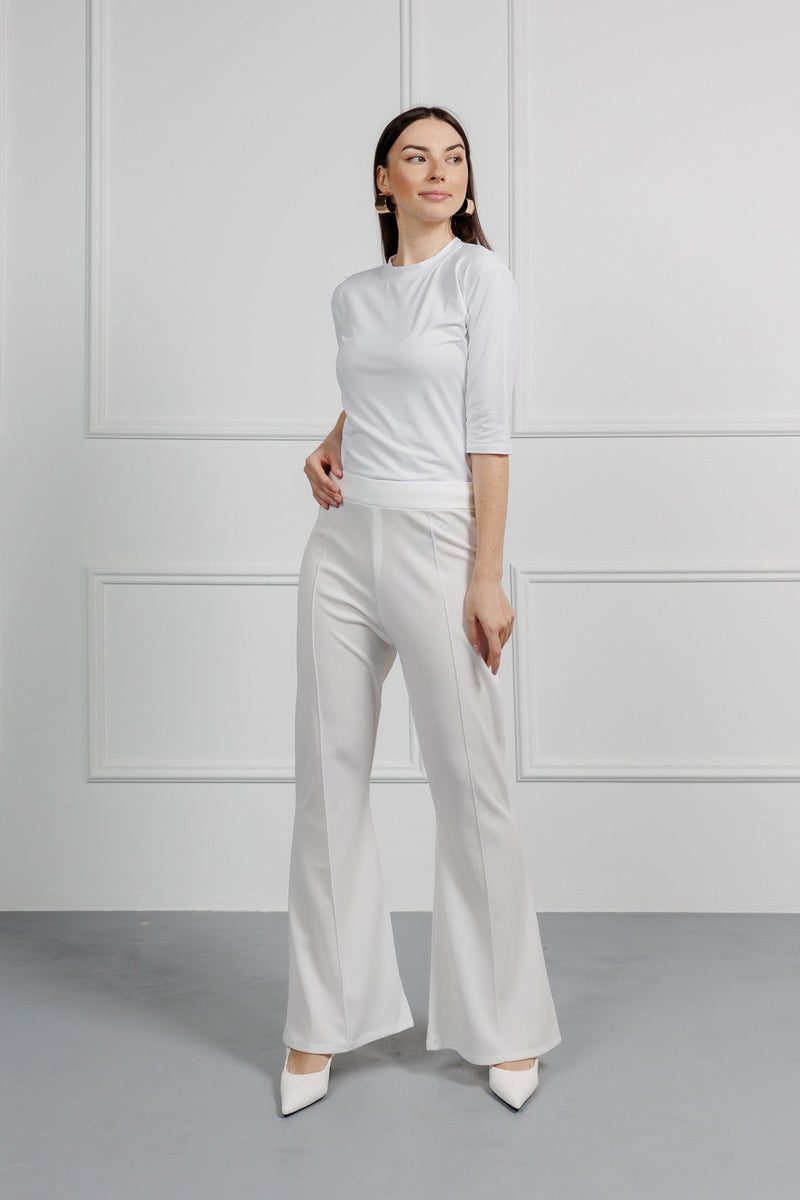 Classic Bootcut White Pant