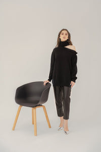 Leather Jogger Trousers