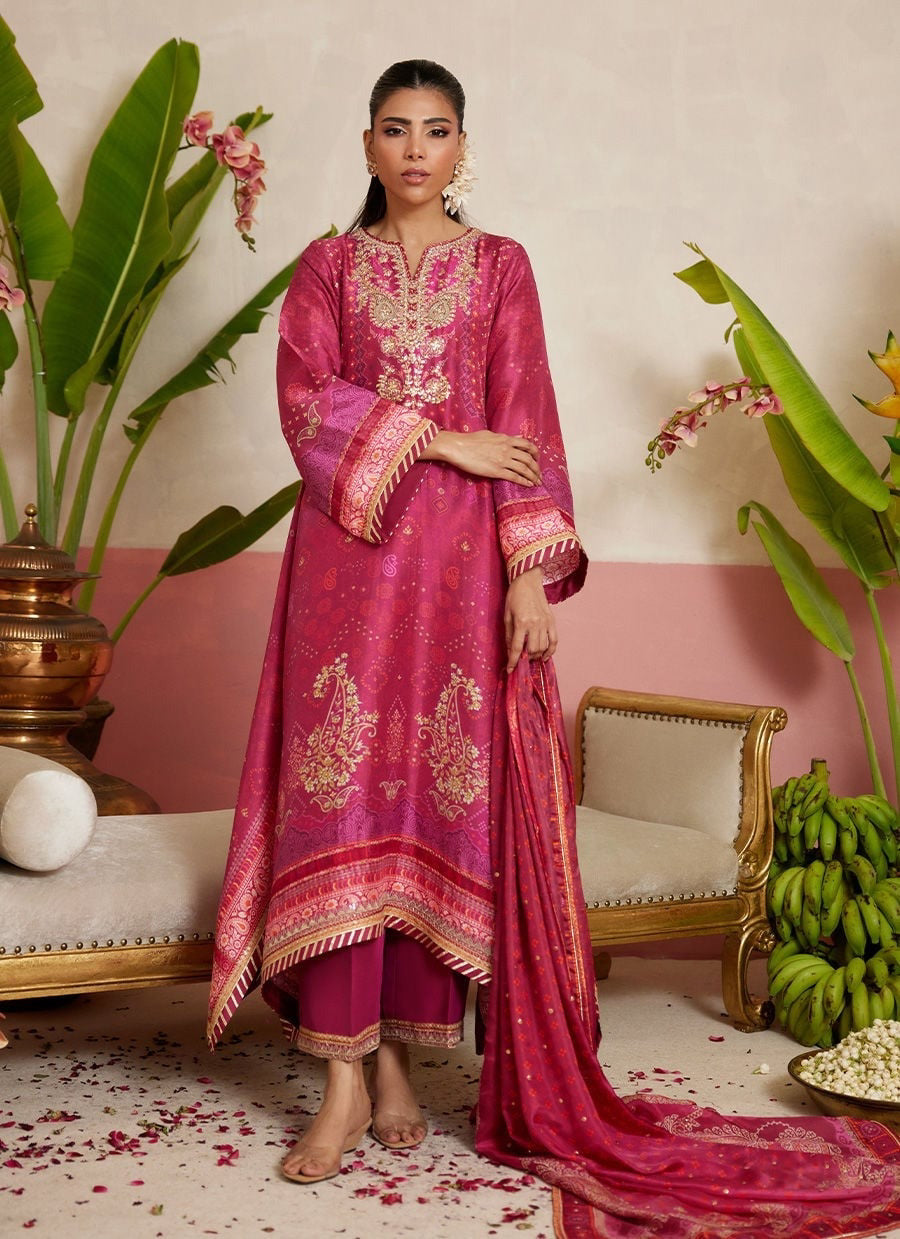 Mayna Festive Prints '26 - Samaar Shirt And Dupatta