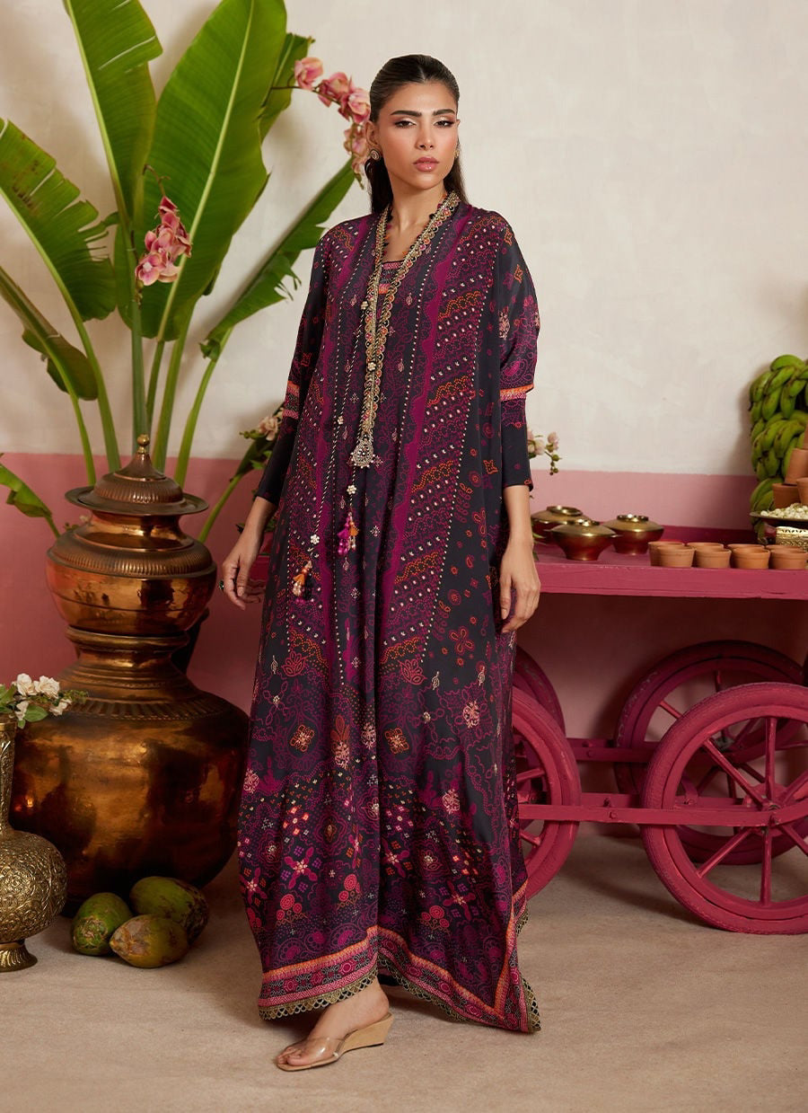 Mayna Festive Prints '26 - Analisa Black kaftan