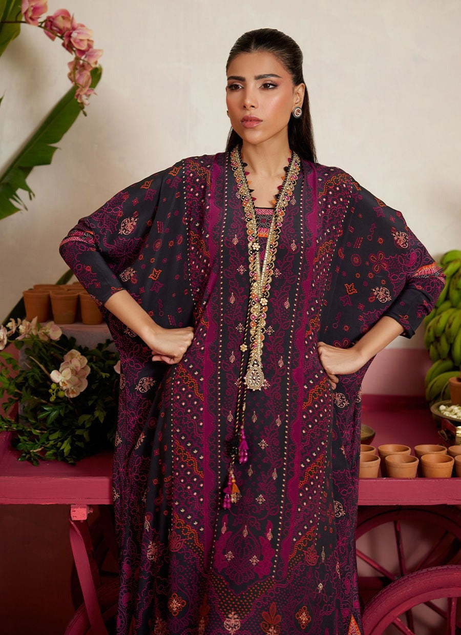 Mayna Festive Prints '26 - Analisa Black kaftan