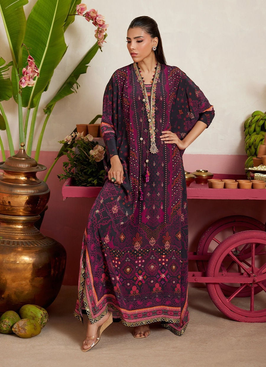 Mayna Festive Prints '26 - Analisa Black kaftan
