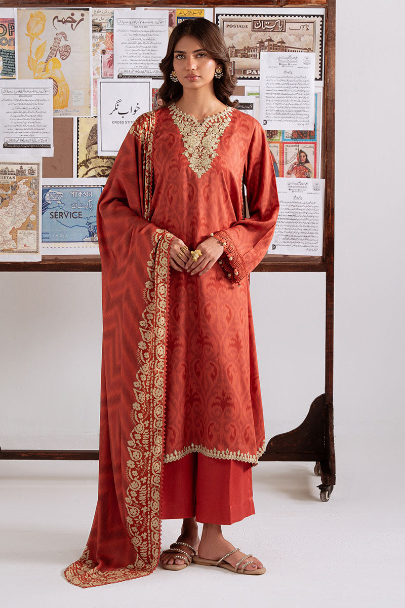 RUSTIC AURA-3PC MARINA PRINTED SUIT