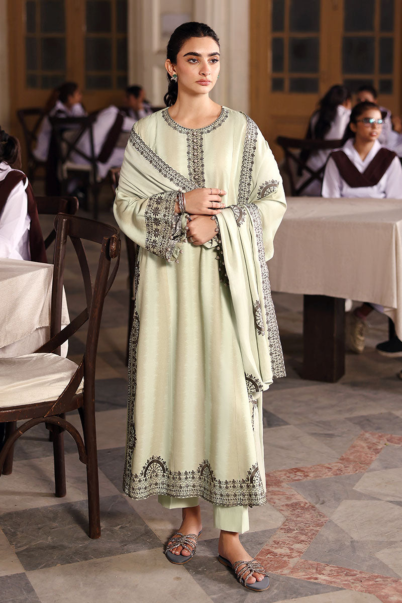 BASIL HUES-3PC MARINA EMBROIDERED SUIT