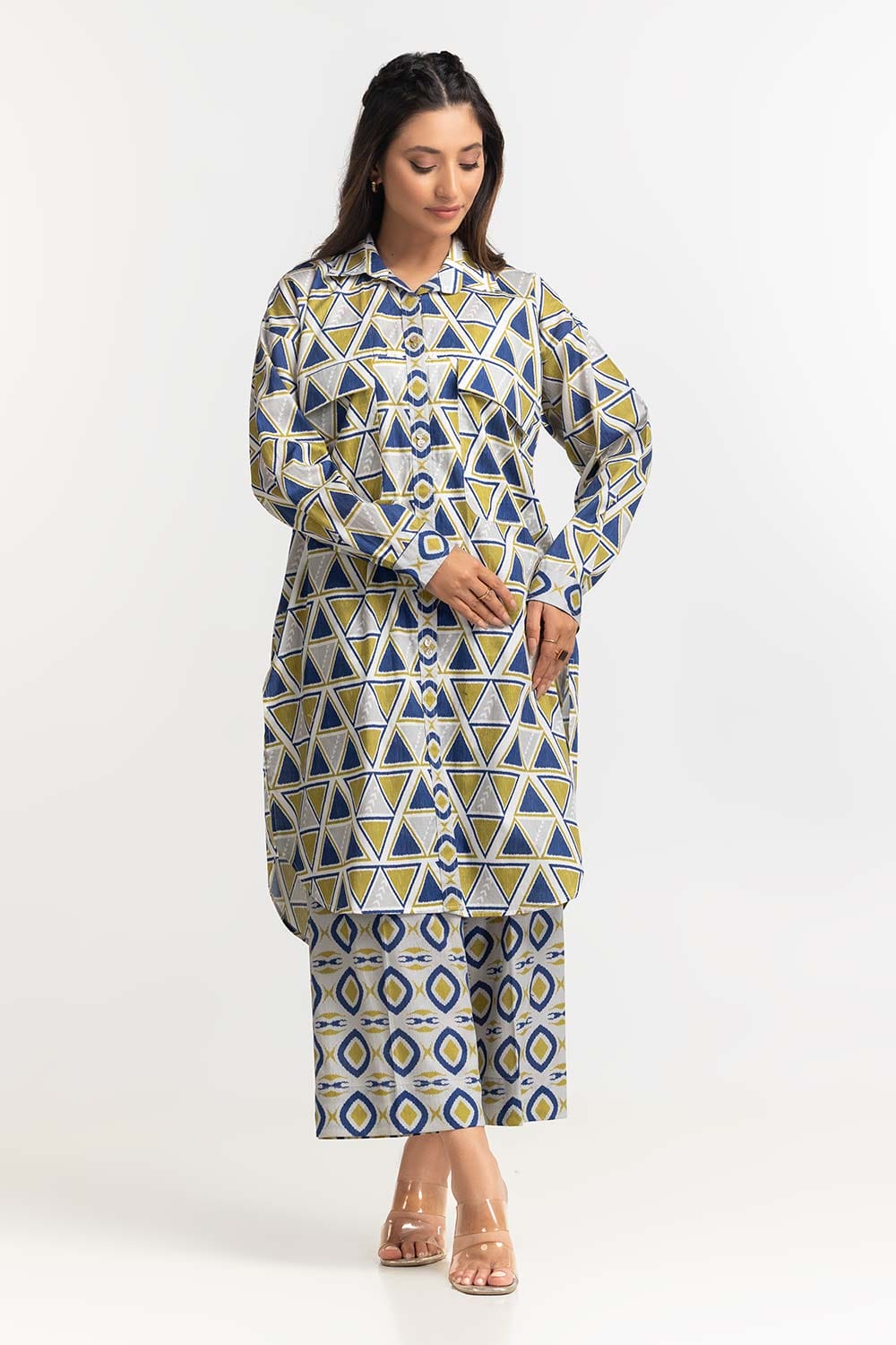 Digital Printed Dobby Shirt And Trouser