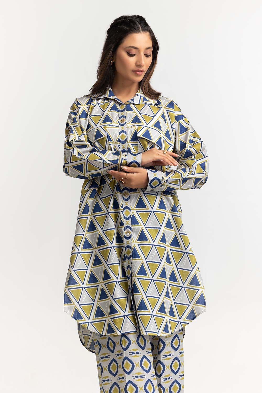 Digital Printed Dobby Shirt And Trouser